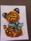 Christmas Tree Ornament. Baby Tiger P-588 Plastic Canvas Counted Cross Stitch Kit